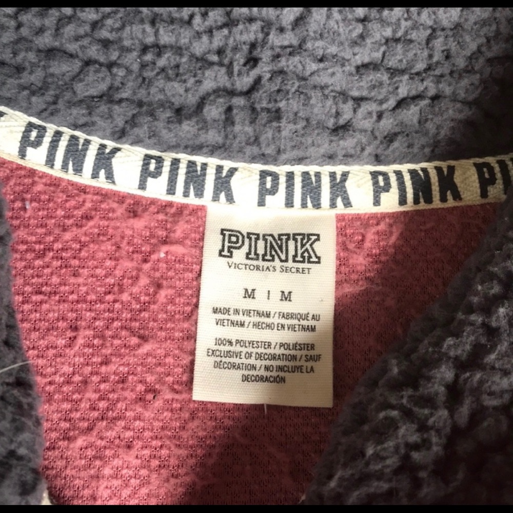Pink sherpa sweatshirt - Picture 3 of 3